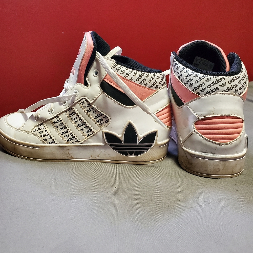 Adidas girls size 2 hightops